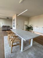 Eettafel 220 x 100, Huis en Inrichting, Ophalen, 100 tot 150 cm, 200 cm of meer, Zo goed als nieuw