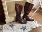 Lederen laarzen, maat 38, Ophalen, Zo goed als nieuw, Bruin