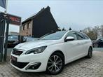 Peugeot 308 allure 2015 073000km automaat benzine pano leder, Auto's, 1198 cc, Wit, Leder, 5 deurs