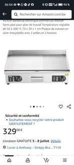 Plancha électrique 4000w, Ophalen, Nieuw, Tafelgrill