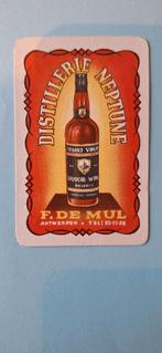 Speelkaart Antwerpen  – Distillerie  Neptune De Mul_24, Ophalen of Verzenden, Gebruikt, Speelkaart(en)