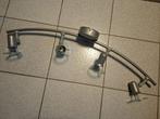 Luminaire plafonnier à 4 spots, Huis en Inrichting, Lampen | Plafondlampen, Ophalen, Gebruikt, Metaal, Classique