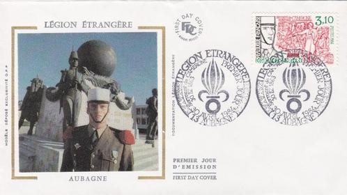 1e dag postzegel + omslag-Légion étrangère Aubagne-1984-FDC, Postzegels en Munten, Postzegels | Thematische zegels, Gestempeld