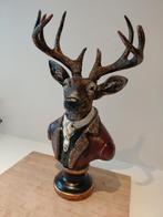 hertekop op buste, Ophalen, Kunststof, Overige kleuren, 50 tot 75 cm