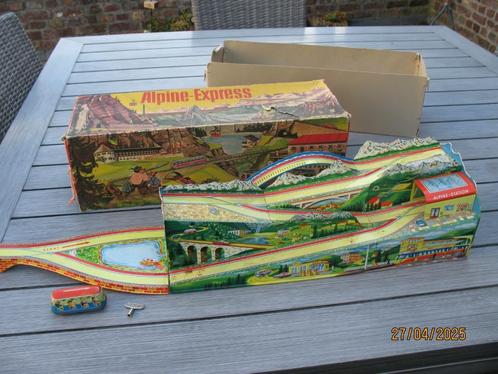 Jouet - Jeu TECHNOFIX n 300 " ALPINE - EXPRESS "  en tôle, Antiek en Kunst, Antiek | Speelgoed, Ophalen of Verzenden