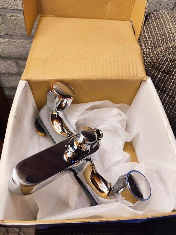 Design Chrome Badkraan Nieuw Duitsland, Doe-het-zelf en Bouw, Sanitair, Nieuw, Douche, Koper, Ophalen of Verzenden