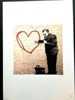Banksy litho Luister naar je hart, Antiek en Kunst, Ophalen of Verzenden