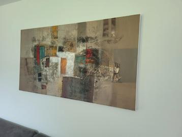 Toile peinte à la main en parfait état  beschikbaar voor biedingen