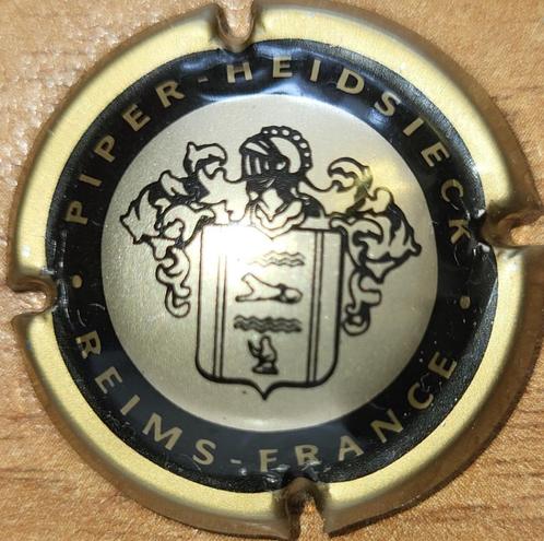 Capsule Champagne PIPER-HEIDSIECK bronze & or pâle nr 105a, Collections, Vins, Neuf, Champagne, France, Enlèvement ou Envoi