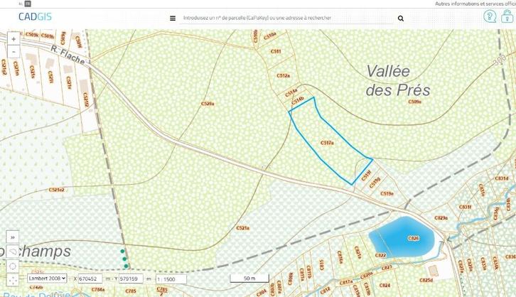 Oignies-en-Thierache – à vendre parcelle de terrain boisée à, Immo, Gronden en Bouwgronden, 1500 m² of meer