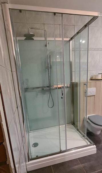 Douchecabine 120x90 douche gebruikt beschikbaar voor biedingen
