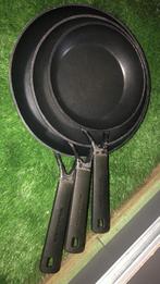 Kitchenaid pannenset, Huis en Inrichting, Ophalen, Gebruikt, Pannenset, Keramische plaat