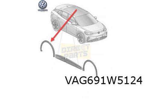 Volkswagen ID.4/ID.5 wielkuiplijst Rechts achter (9B9 satijn, Autos : Pièces & Accessoires, Carrosserie & Tôlerie, Garde-boue