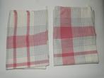 2 keukenhanddoeken, Huis en Inrichting, Keuken | Textiel, Ophalen of Verzenden, Nieuw, Roze, Theedoek of Handdoek