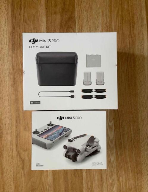 Dji mini 3 pro + fly more kit, Audio, Tv en Foto, Drones, Zo goed als nieuw, Verzenden