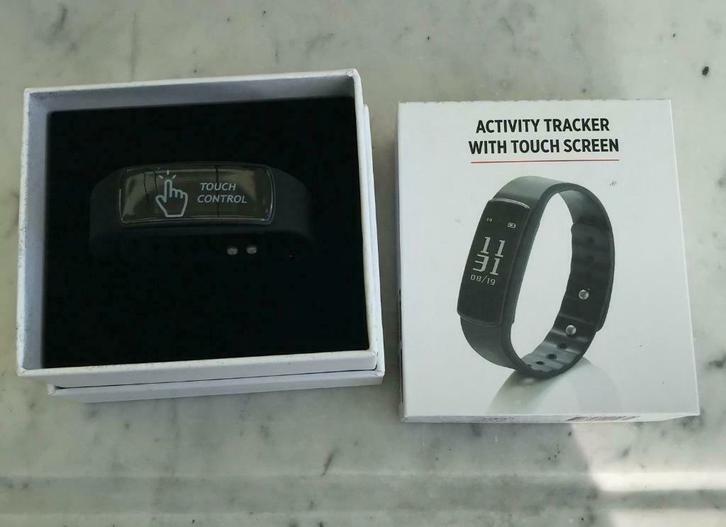 ACTIVITY TRACKER met TOUCH SCREEN, Handtassen en Accessoires, Sporthorloges, Nieuw, Android, Zwart, Afstand, Calorieverbanding