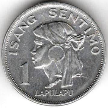 Philippines : 1 Sentimo 1969 KM #196 Ref 15786, Enlèvement ou Envoi, Asie du Sud Est, Monnaie en vrac
