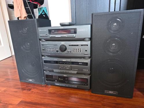 AKAI stereoketen (2x sr430b, at-m430l, ax-m430 cd-m830m), Audio, Tv en Foto, Stereoketens, Zo goed als nieuw, Speakers, Akai, Ophalen
