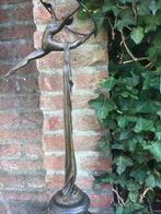 elegant bronzen beeld vrouw danseres ballerina turnster 58cm, Antiek en Kunst, Ophalen of Verzenden