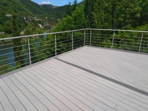 Terrasse Superprotect Gris Clair à 59€ TTC/m², Jardin & Terrasse, Terrasses, Neuf, Composite, Enlèvement
