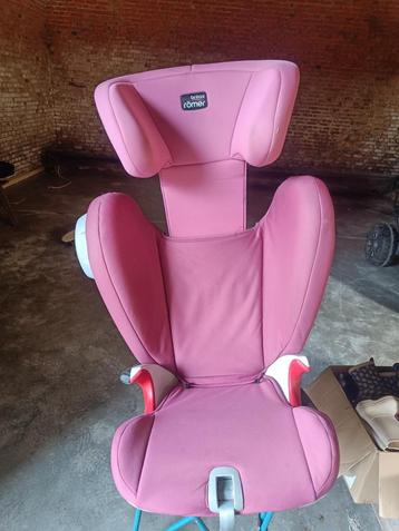 Autostoel britax romer roze