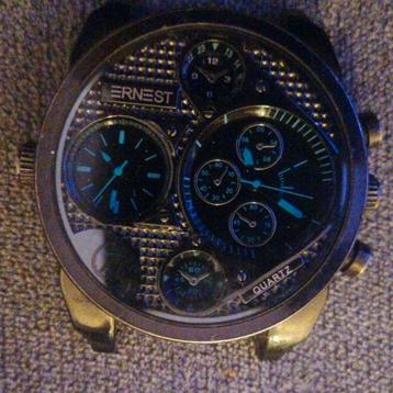 Ernest 9316 horloge stainless steel