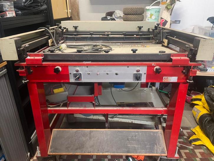 Automatische zeefdrukmachine, Antiquités & Art, Art | Lithographies & Sérigraphies, Enlèvement