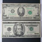 2 x 20 dollars USA set, Postzegels en Munten, Bankbiljetten | Amerika, Setje, Ophalen of Verzenden, Noord-Amerika