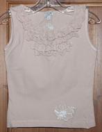 Beige topje van CKS – maat 4 jaar / 104, Kinderen en Baby's, Kinderkleding | Maat 104, Meisje, Cks, Ophalen of Verzenden, Zo goed als nieuw