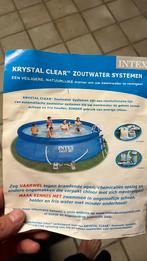 Intex crystal clear zout water reiniging, Tuin en Terras, Ophalen, Gebruikt, Reinigingsmiddel