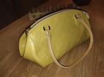 Louis Vuitton Sherwood Handtas in geel lakleder, Handtassen en Accessoires, Ophalen of Verzenden, Gebruikt, Geel, Handtas
