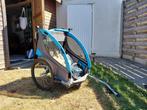 Fietskar Kesser voor 2 kinderen, Fietsen en Brommers, Fietsaccessoires | Aanhangwagens en Karren, Ophalen, Gebruikt, Opvouwbaar