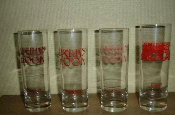 Recherche verres Cherry Moon Lokeren, Verzamelen, Muziek, Artiesten en Beroemdheden, Gebruikt, Overige typen, Verzenden