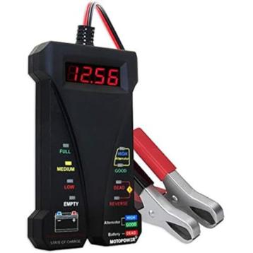 MOTOPOWER digitale batterijtester SNELLE GRATIS LEVERING beschikbaar voor biedingen