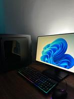 Gaming PC set met RGB toetsenbord + muis, Windows 11, Computers en Software, HDD, Asus, 8 GB, Zo goed als nieuw