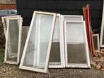 Ramen enkel glas -4 stuks + 2 dubbel, Doe-het-zelf en Bouw, Glas en Ramen, Ophalen, Gevelraam of Ruit, Gebruikt, 80 tot 120 cm