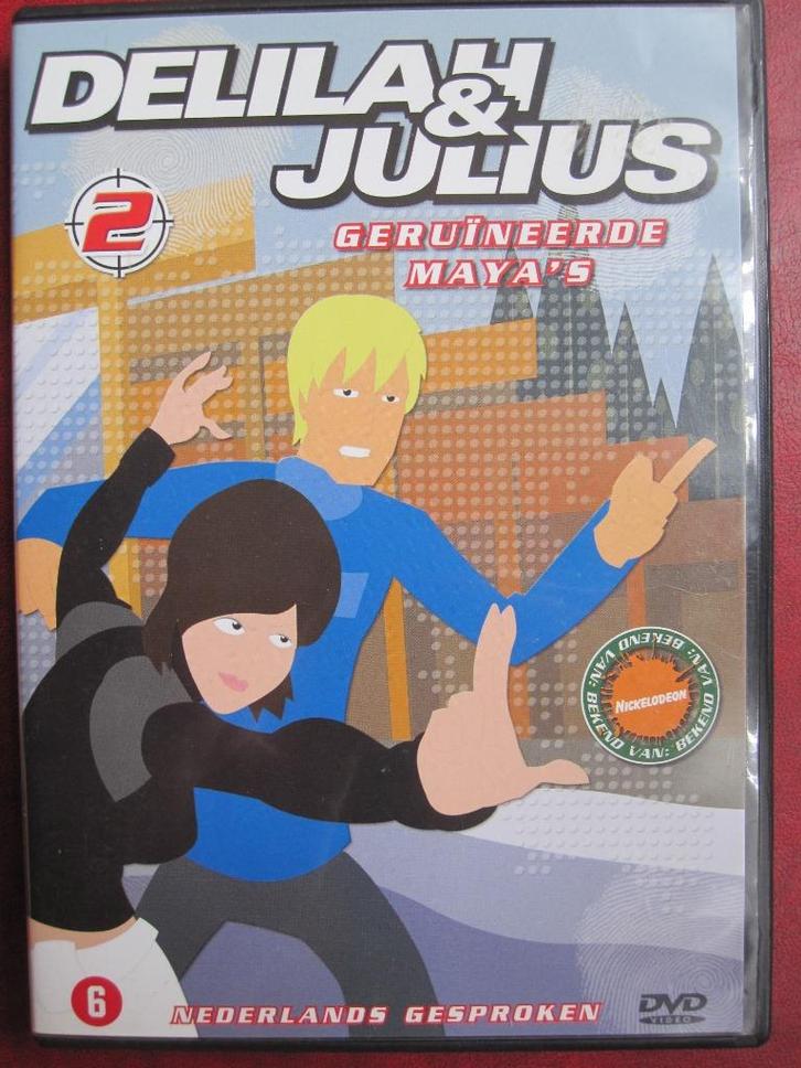 Delilah & Julius - Geruïneerde Maya's (2005), Cd's en Dvd's, Dvd's | Tekenfilms en Animatie, Zo goed als nieuw, Amerikaans, Tekenfilm