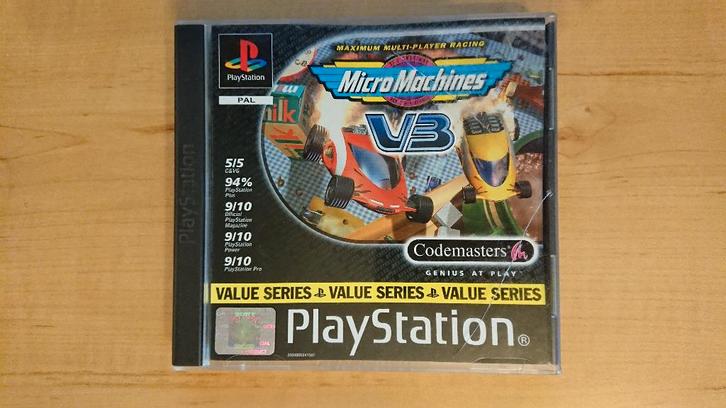 Micro Machines V3 ps1, Games en Spelcomputers, Games | Sony PlayStation 1, Gebruikt, Racen en Vliegen, 3 spelers of meer, Ophalen