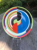 Plat en polychrome de Limoges d’après Sonia Delaunay, Ophalen of Verzenden