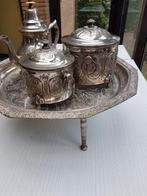 Authentiek verzilverd theeservies, Ophalen