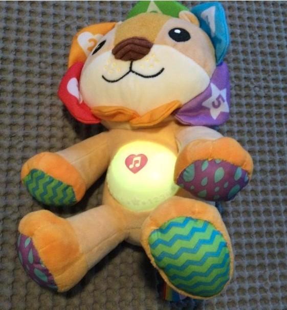 VTech Baby Knuffel Luca Mijn Leeuwenvriendje licht + muziek, Enfants & Bébés, Jouets | Vtech, Utilisé, 6 mois à 2 ans, Enlèvement ou Envoi