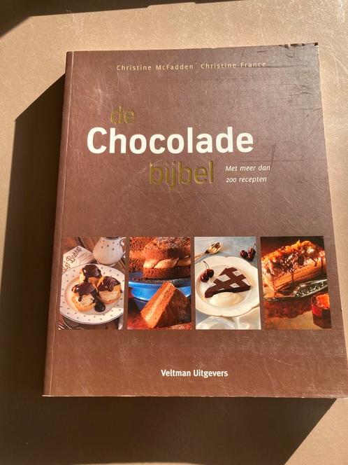 De chocoladebijbel - met meer dan 200 recepten. Prima staat!, Boeken, Kookboeken, Zo goed als nieuw, Taart, Gebak en Desserts