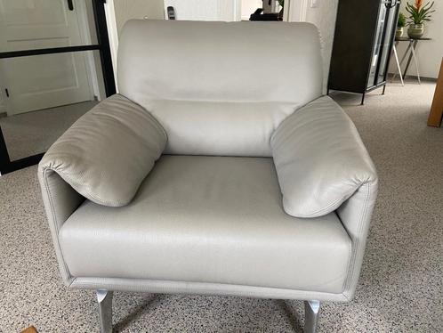 1-zits Bank ,Leolux Bora Balanza, Huis en Inrichting, Fauteuils, Zo goed als nieuw, Leer, 75 tot 100 cm, 75 tot 100 cm, Ophalen