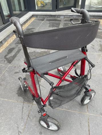 rollator merk Vermeiren rood beschikbaar voor biedingen
