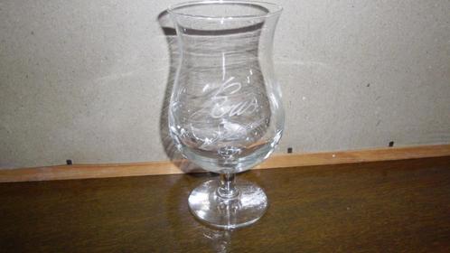 Tulpglas met naam Kris gegraveerd, Verzamelen, Glas en Drinkglazen, Nieuw, Ophalen of Verzenden