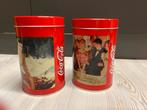Coca cola blikken, 2 stuks, nooit gebruikt!, Verzamelen, Merken en Reclamevoorwerpen, Ophalen, Zo goed als nieuw