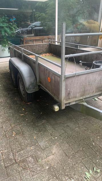 Aanhangwagen Hapert Dubbelasser geremd beschikbaar voor biedingen
