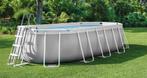 Piscine Intex Prism Frame 4x2x1,22m - Très bon état, Jardin & Terrasse, Piscines, Enlèvement, Utilisé, Rectangulaire, 400 cm ou plus