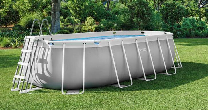 Piscine Intex Prism Frame 4x2x1,22m - Très bon état, Tuin en Terras, Zwembaden, Gebruikt, Opzetzwembad, 120 cm of meer, 400 cm of meer