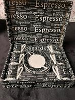 6 kopjes en bordjes Espresso Nieuw, Handtassen en Accessoires, Kettingen, Ophalen of Verzenden, Nieuw, Zwart, Steen of Mineraal